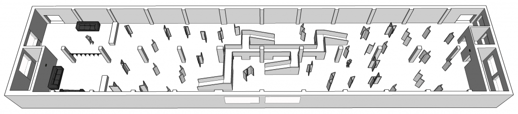 Lasertag-grundriss